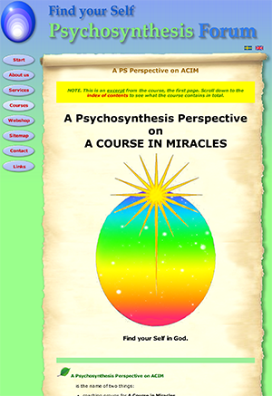 Psychosynthesis training online